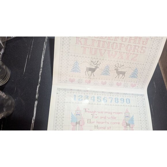 Better Homes & Gardens Hearts Come Home Cross Stitch Pattern 1985 Vintage Christ - Picture 4 of 6